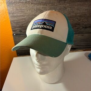 Patagonia Cap with Green and Cream Design